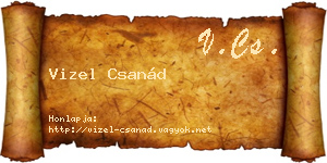 Vizel Csanád névjegykártya
